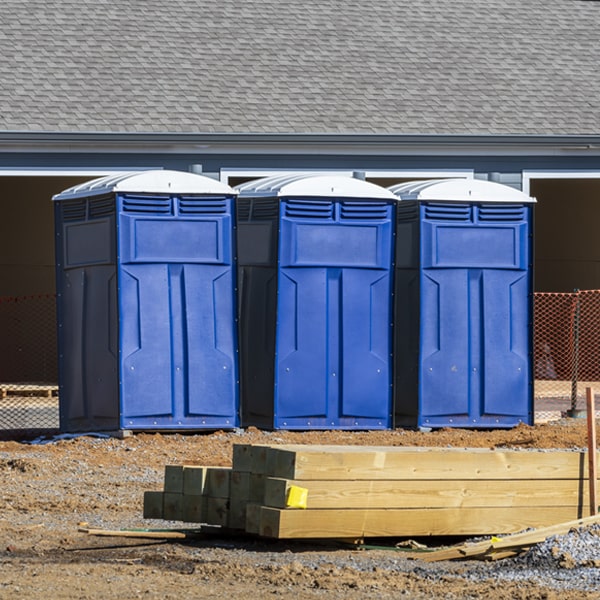 are there any restrictions on where i can place the porta potties during my rental period in Kearsarge